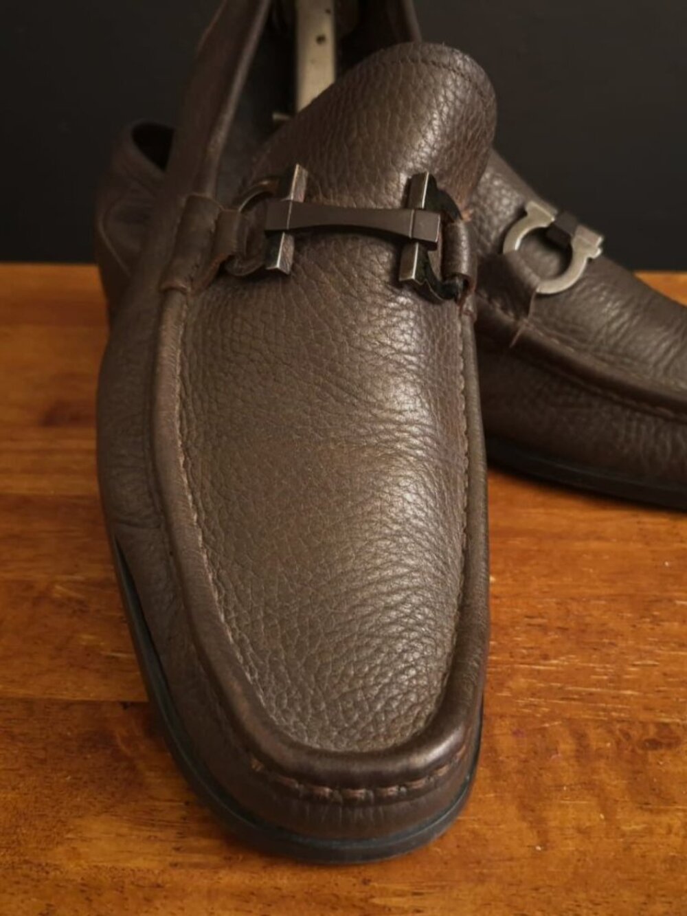 Salvatore Ferragamo Brown Loafers Size 10 D
